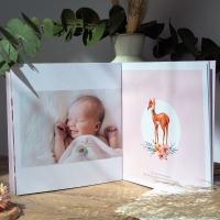 Livre de naissance pocket Fleur des bois